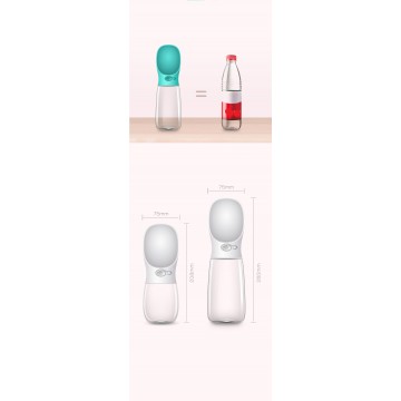 Plouffe Portable & Leak-Resistant Pet Water Bottle Turquoise 550ml